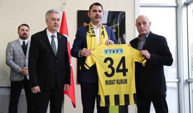 İBB Başkan adayı Kurum, İstanbulspor Kulübünü ziyaret etti Açıklaması