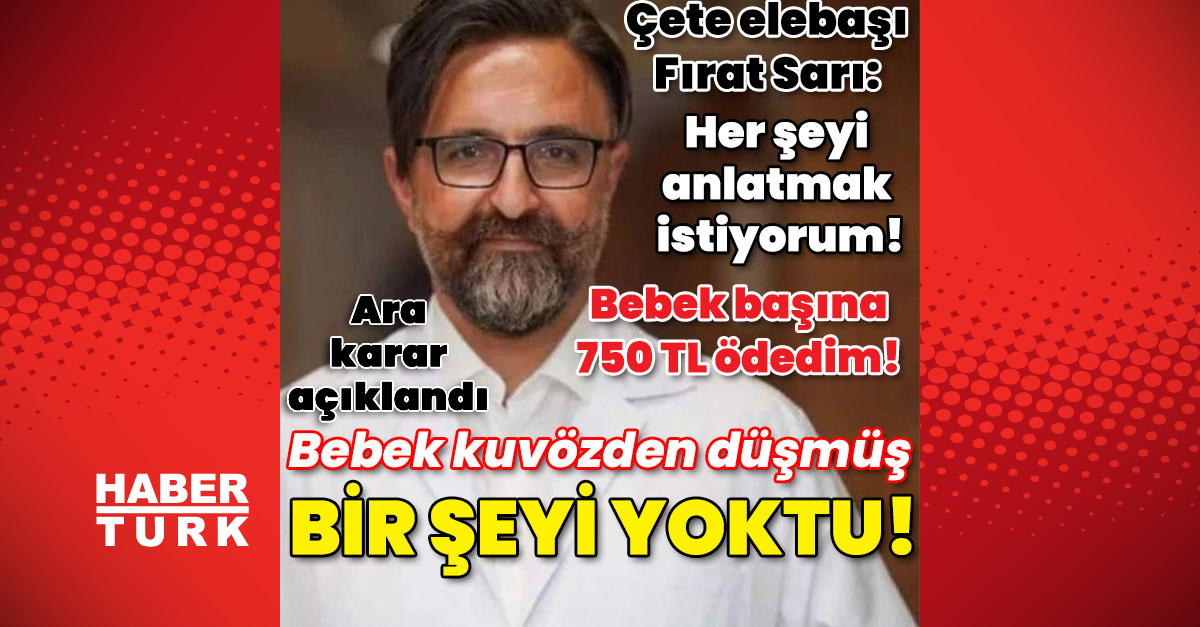 Çete elebaşı Fırat Sarı: Her şeyi anlatmak istiyorum!